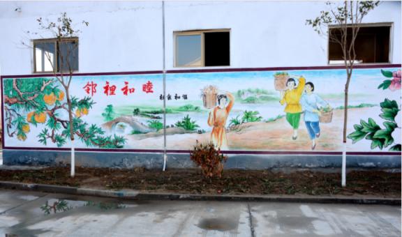 砀山乡镇文化墙 乡风文明焕发新活力