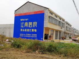 砀山农村墙体广告在不同形式上面展现的不同特色
